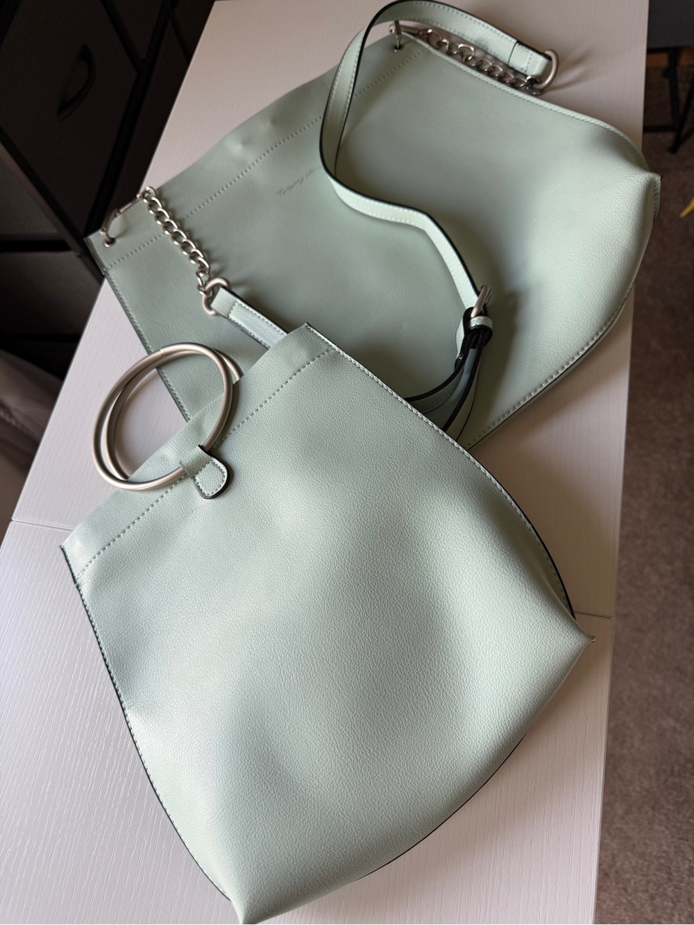 Mint Green Light Turquoise Women’s Tote Bag Set Twenty Nine